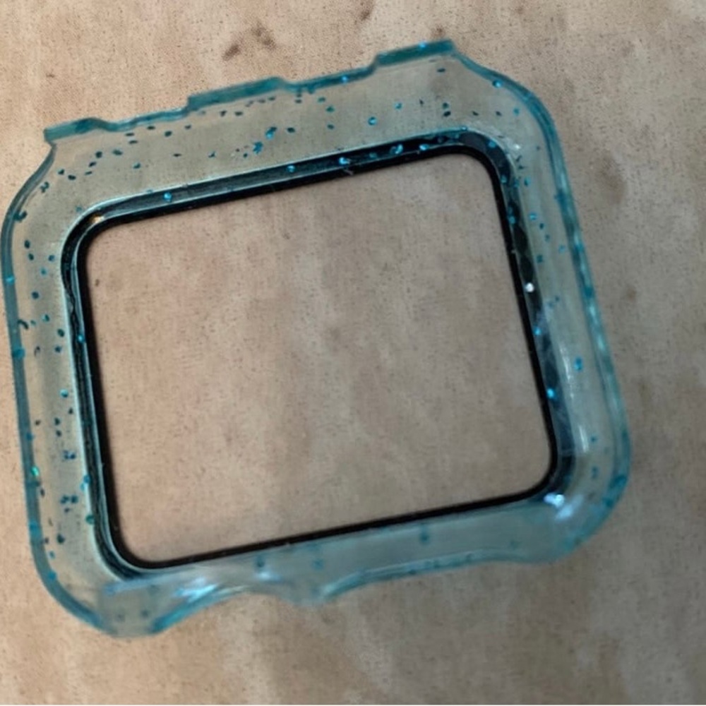 Blue Glitter Watch Apple Watch 38MM Case Cover